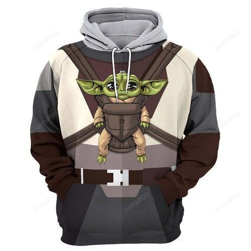 The Hangover Baby Yoda Mandalorian 3D All Over Print Hoodie & Zip Hoodie