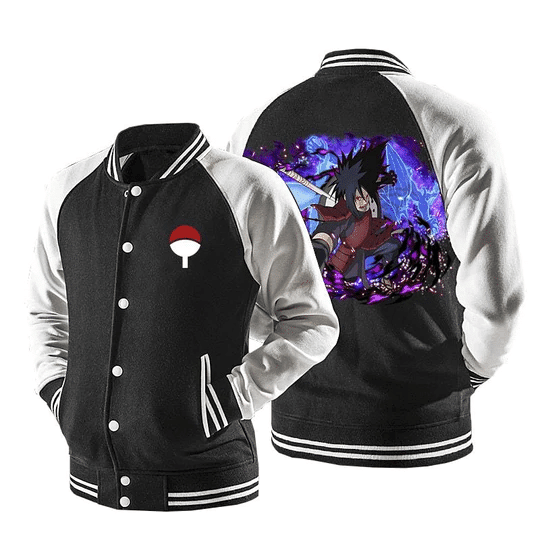 Naruto Uchiha Madara Uchiha Baseball Jacket 49
