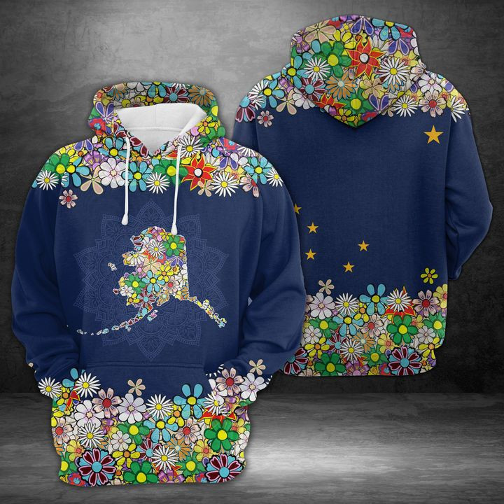 Alaska Flower 3D All Over Print Hoodie & Zip Hoodie