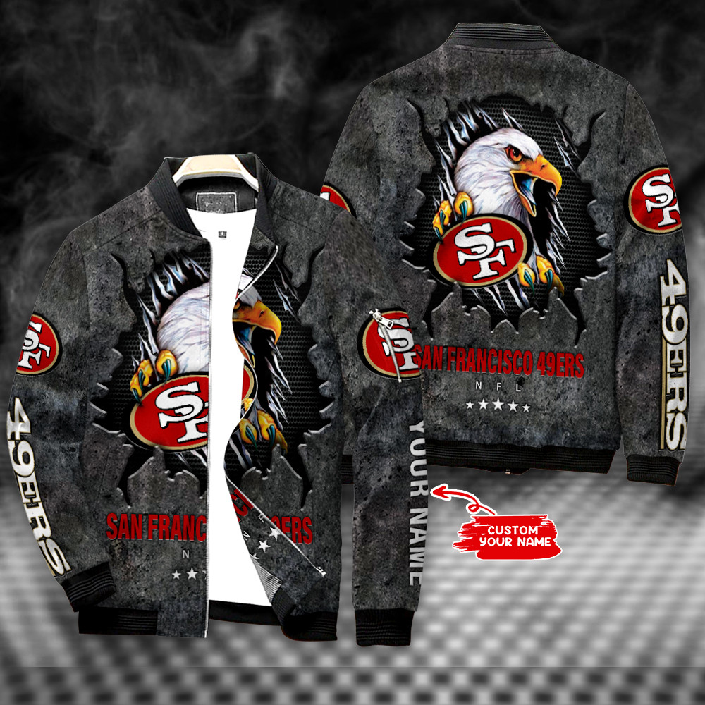 San Francisco 49ers Personalized Bomber Jacket BG926