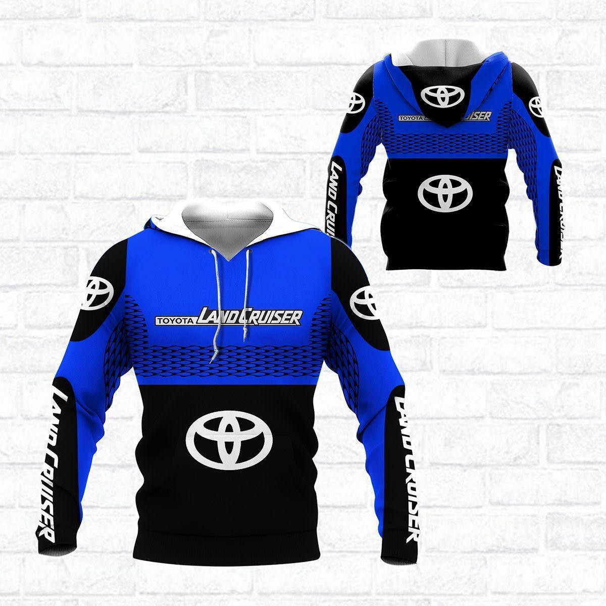 Toyota Land Cruiser Shirt 432, 3d Hoodie Zip Hoodie