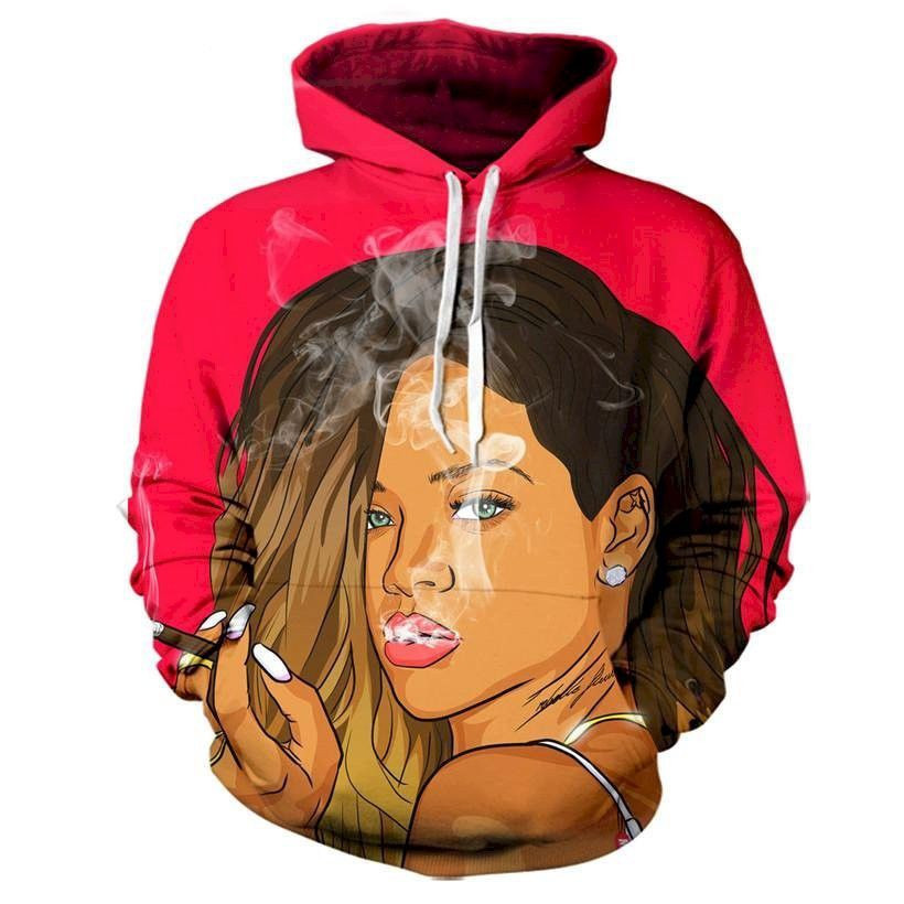 Rihanna V2 3D All Over Print Hoodie & Zip Hoodie