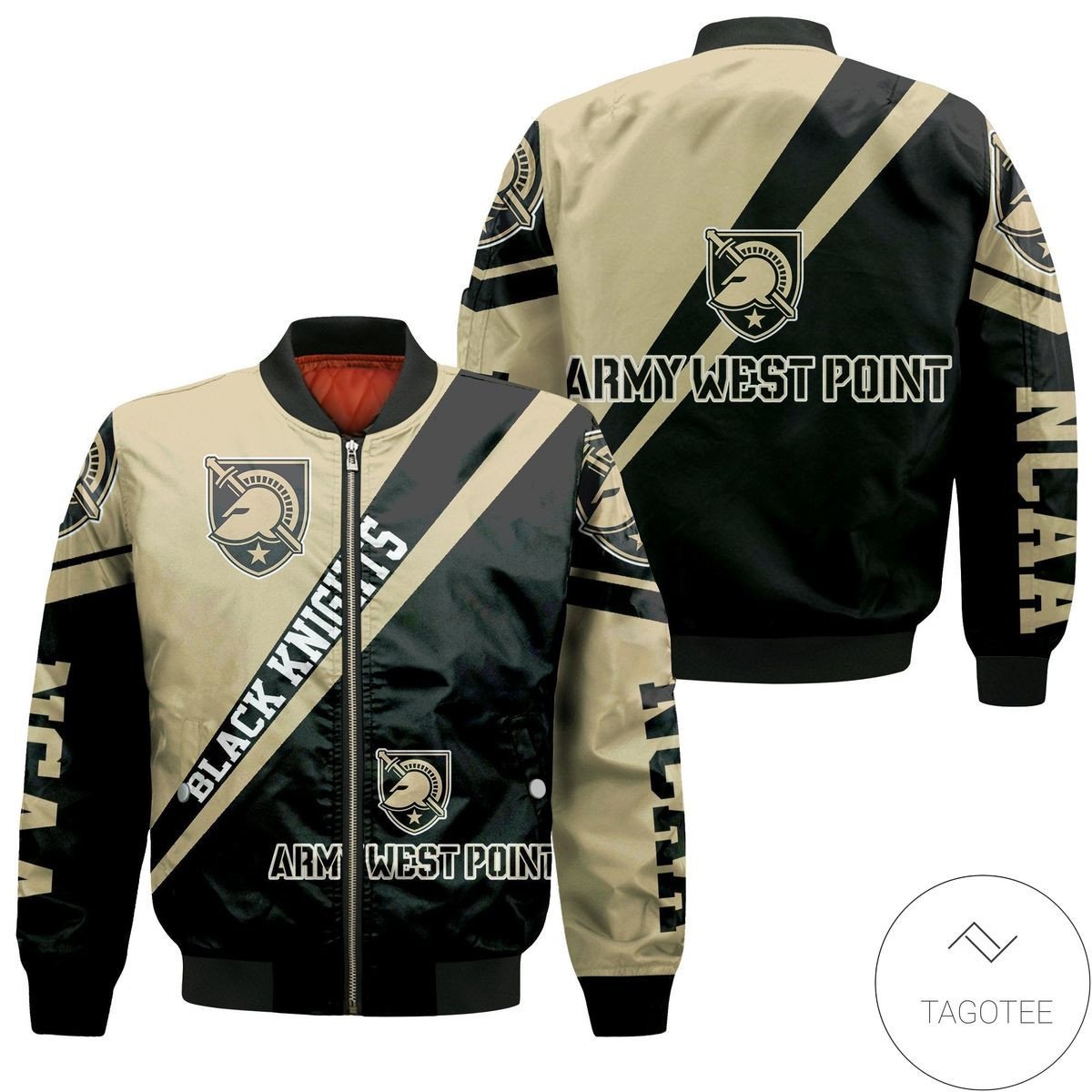 Army Black Knights Cross Style Bomber Jacket