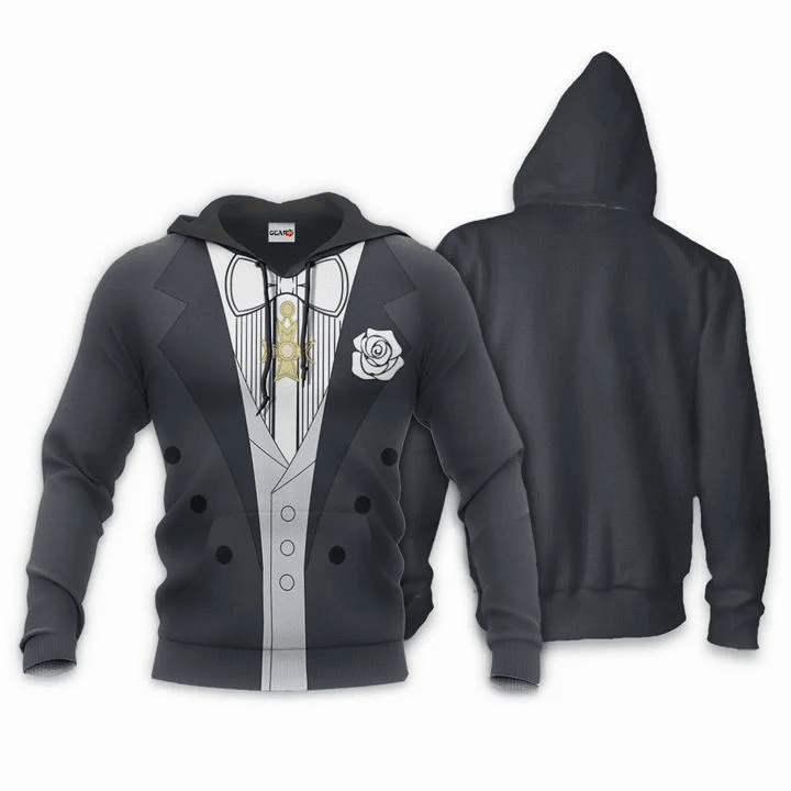 Tuxedo Uniform Sailor Moon 3d Hoodie Zip Hoodie
