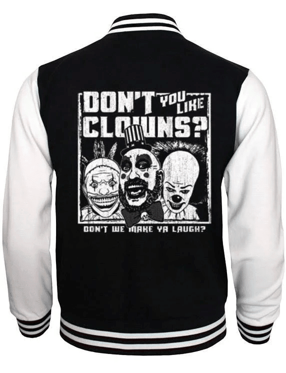 Captain Spaulding Baseball Jacket Horror Thriller Movie Men Varsity Jacket