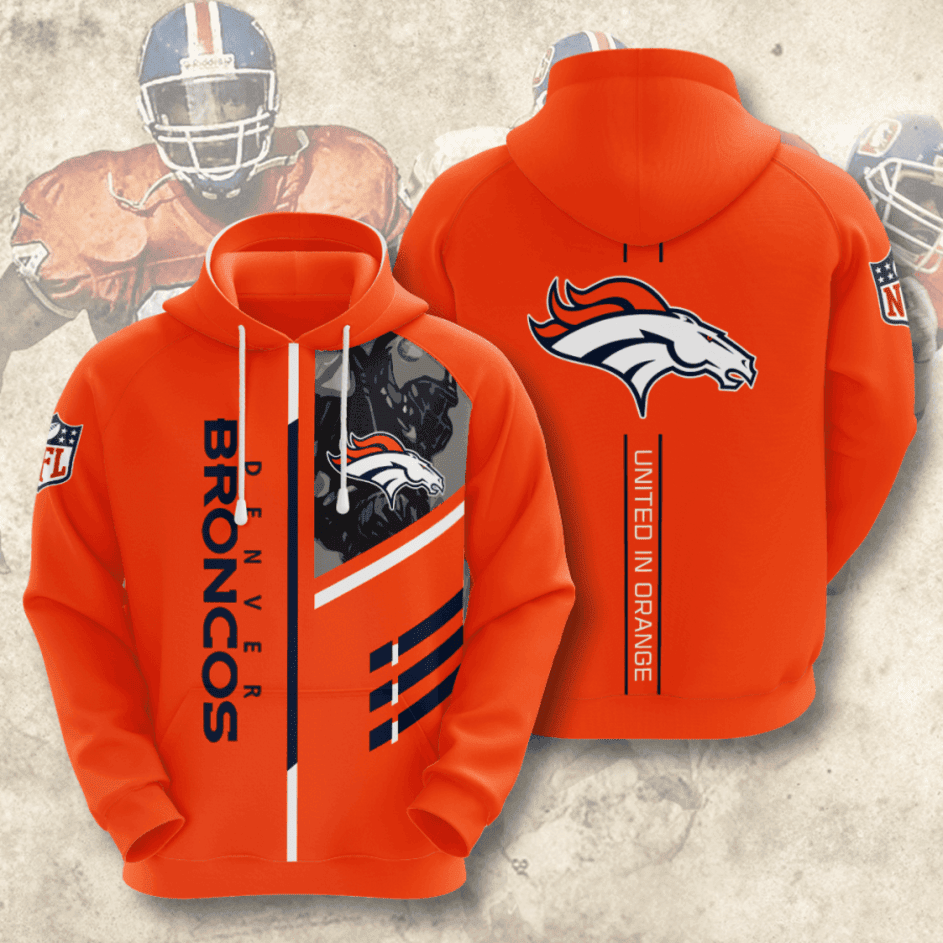 Denver Broncos American Football 3D All Over Print Hoodie & Zip Hoodie