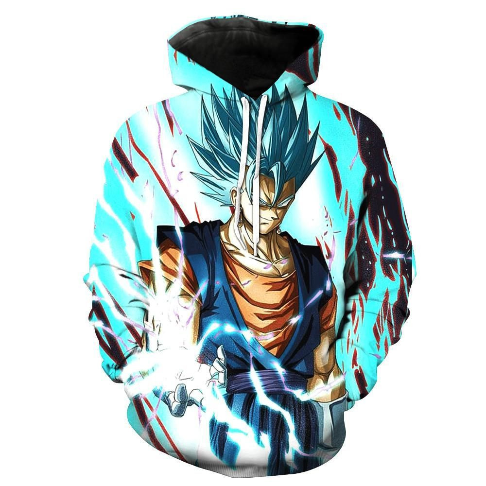Super Saiyan God Super Saiyan Vegito Dragon Ball Z 3D All Over Print Hoodie & Zip Hoodie