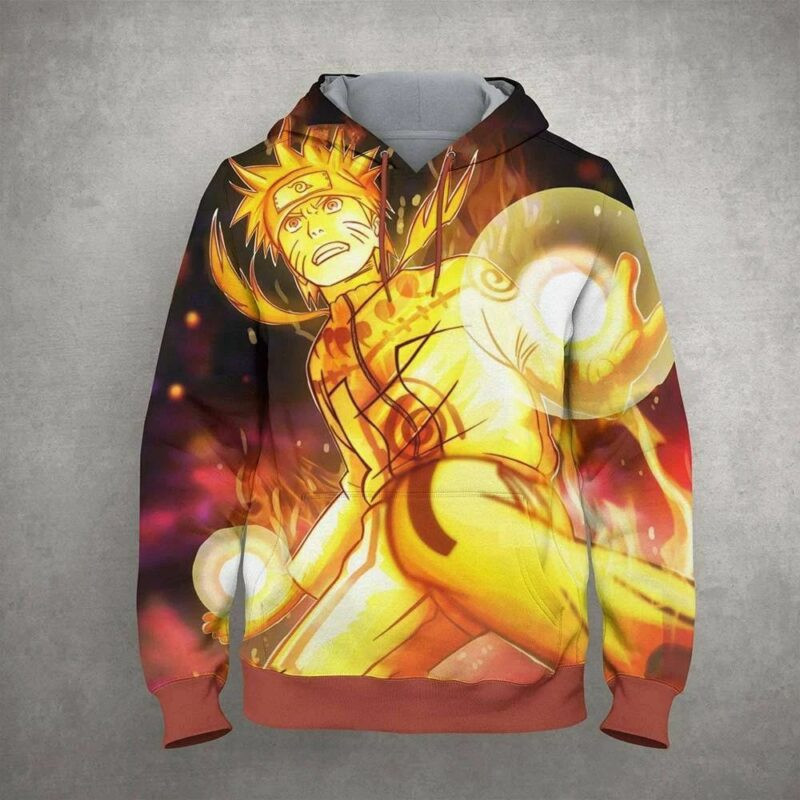 Naruto Gift Over Print 3d Hoodie Zip Hoodie