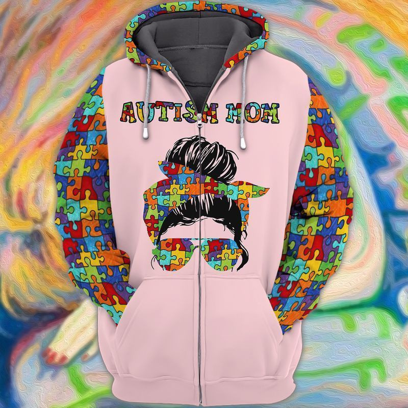 Autism Awareness Autism Mom  3d Hoodie Zip Hoodie