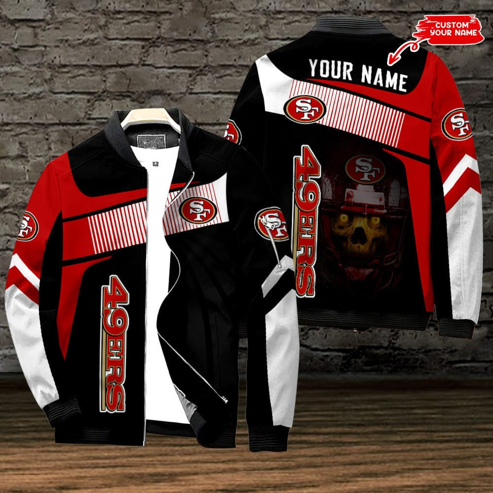 San Francisco 49ers Personalized Bomber Jacket BG574
