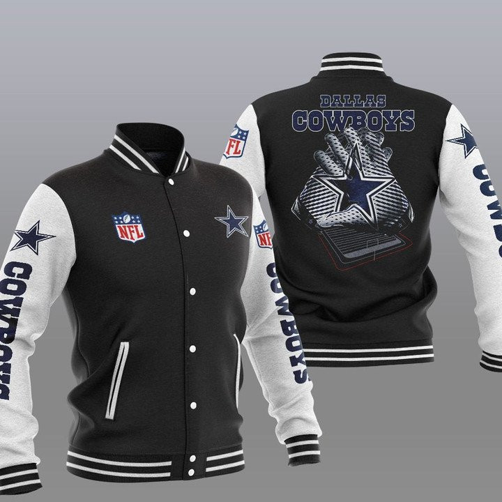 Cowboys Dark 2 Hand Baseball Jacket