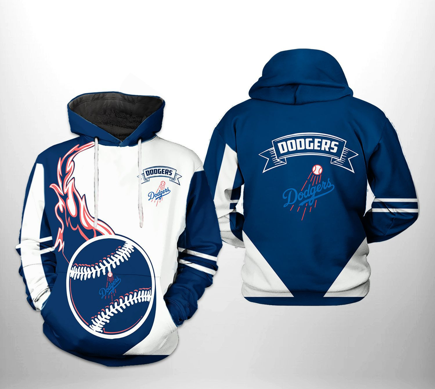 Los Angeles Dodgers MLB Classic 3D All Over Print Hoodie & Zip Hoodie