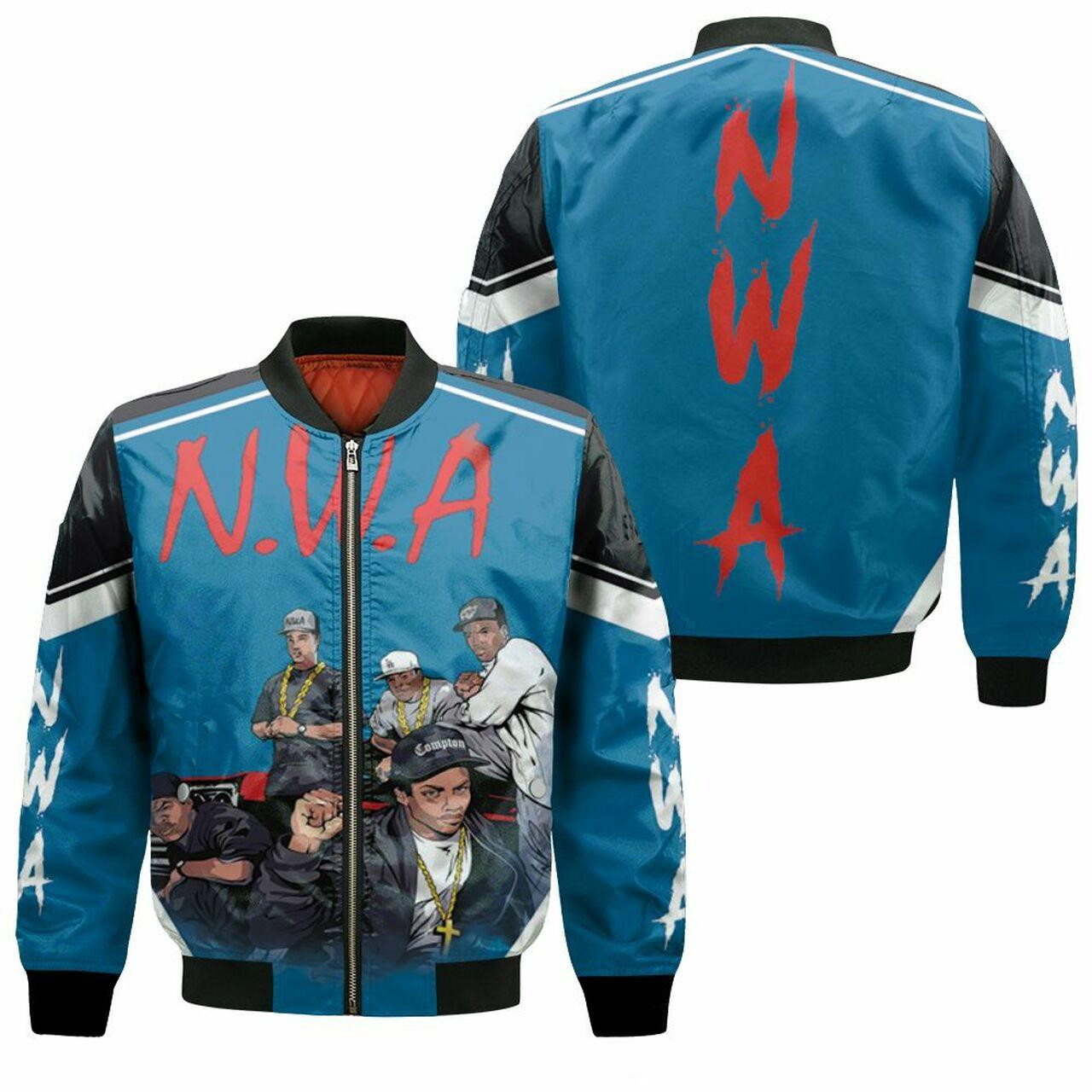 N.w.a Legendary Rappers Bomber Jacket 2