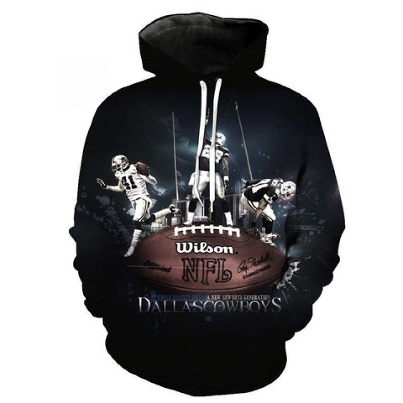 Cowboys Wilson 3D All Over Print Hoodie & Zip Hoodie