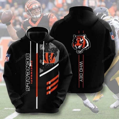 Cincinnati Bengals 3D All Over Print Hoodie & Zip Hoodie