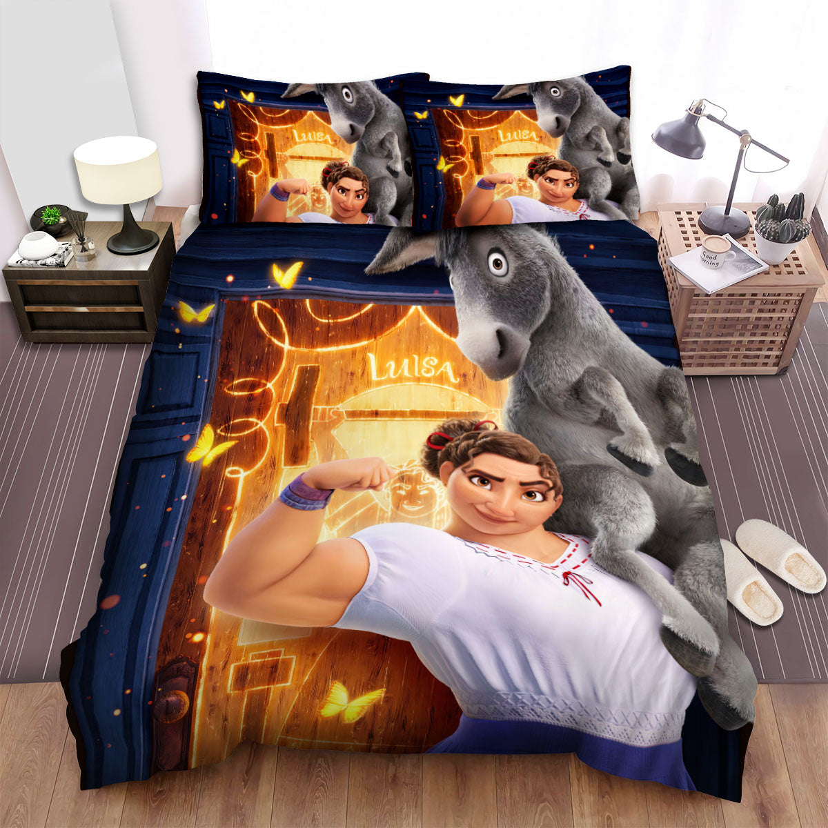 Encanto Bedding Set DN Luisa Madrigal’s Magic Door Duvet Covers