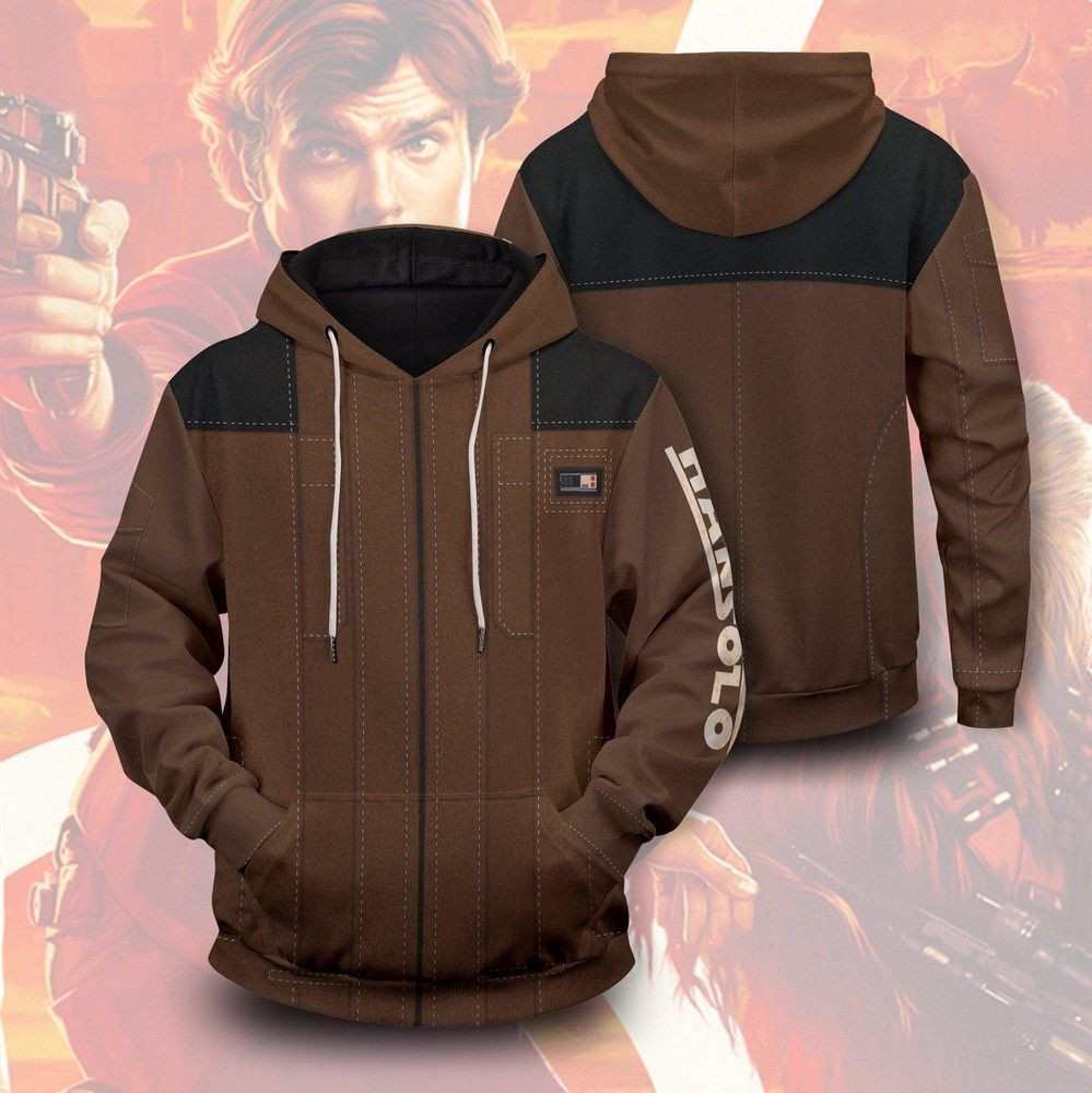 Star Wars The Mandalorian Han Solo 3D All Over Print Hoodie & Zip Hoodie