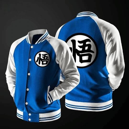 Dragon Ball Goku Mandarin Collar 2 Baseball Jacket 56