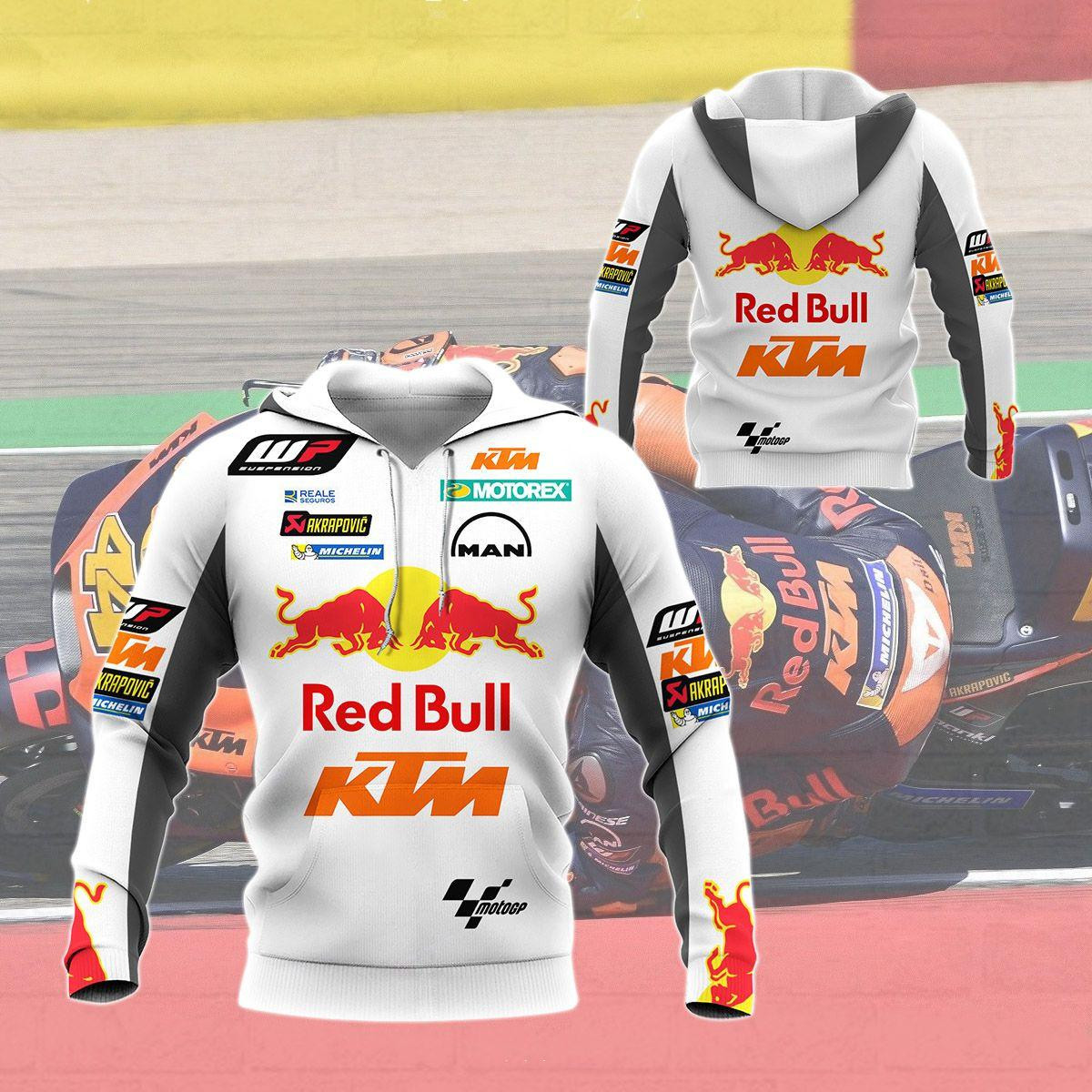 Red Bull Ktm Factory Racing F1 8k68 3d Zip Hoodie Hoodie Ii0
