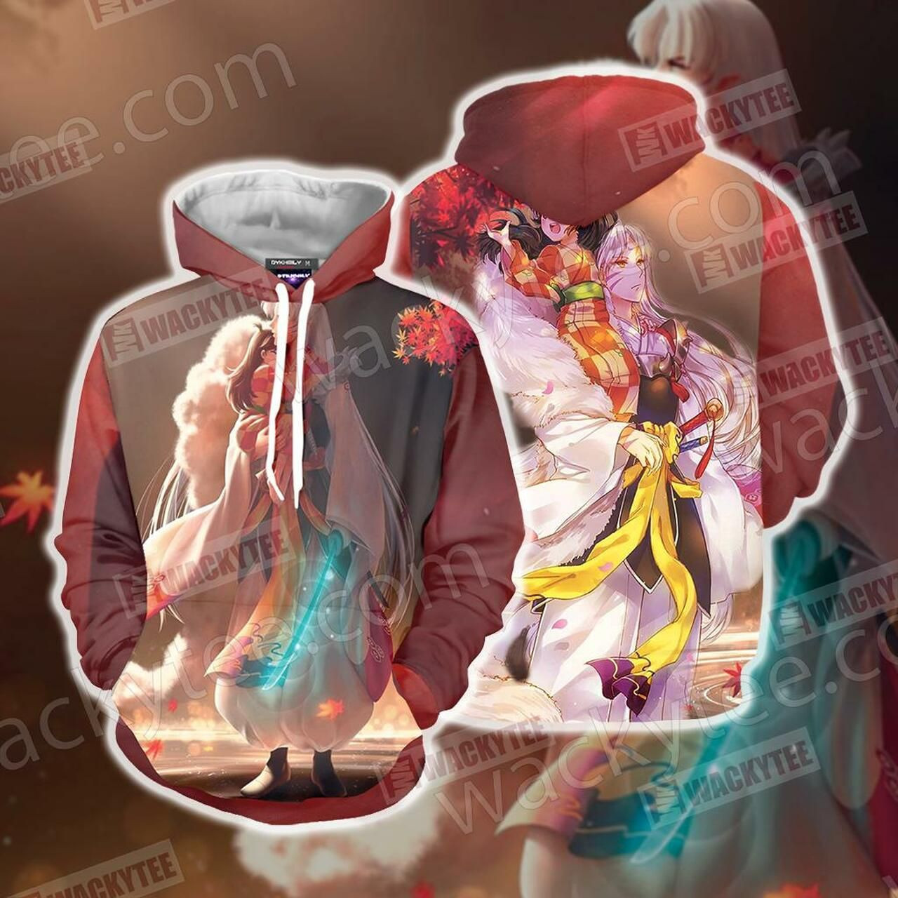 Inuyasha Sesshomaru And Rin 3D All Over Print Hoodie & Zip Hoodie
