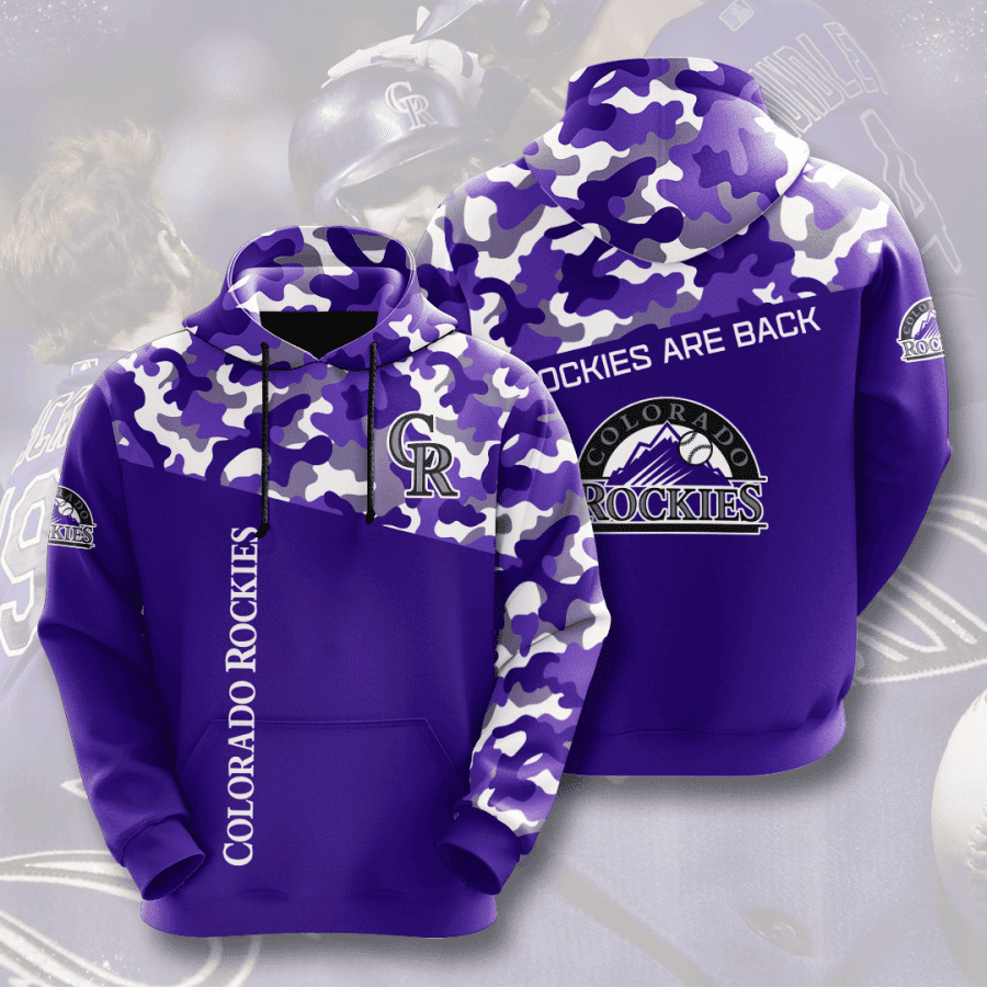 Colorado Rockies 3D All Over Print Hoodie & Zip Hoodie
