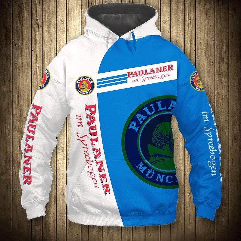 Paulaner King Beer 5k426 Cartoon 3d Hoodie Zip Hoodie