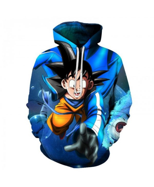 Dragon Ball Happy Expression Anime 3D All Over Print Hoodie & Zip Hoodie
