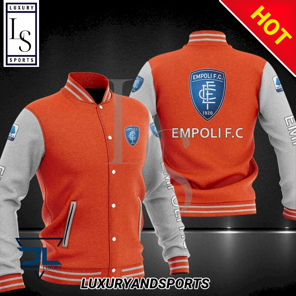 Empoli FC Orange White Baseball Jacket