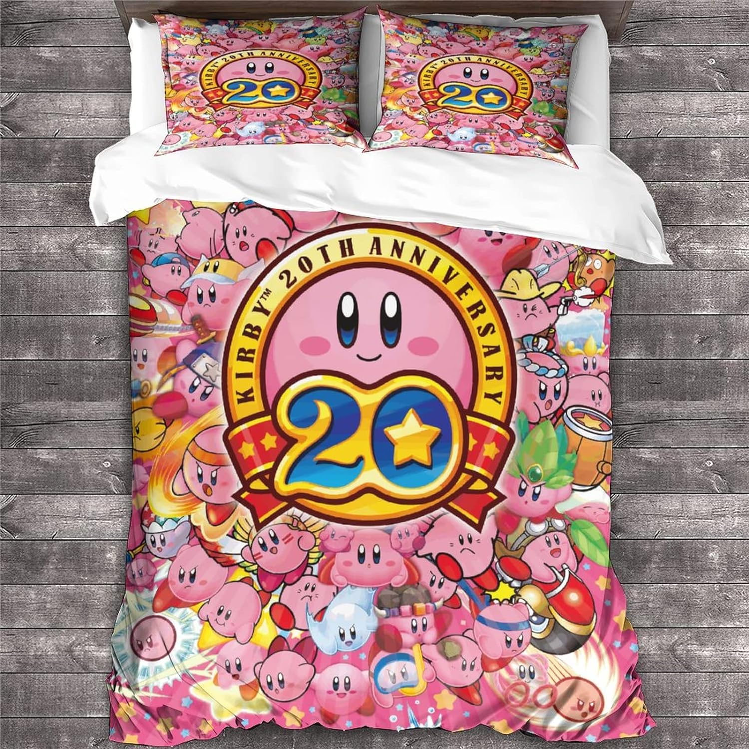 Kirby Bedding Set Kirby 20 Anniversary All Versions Duvet Covers