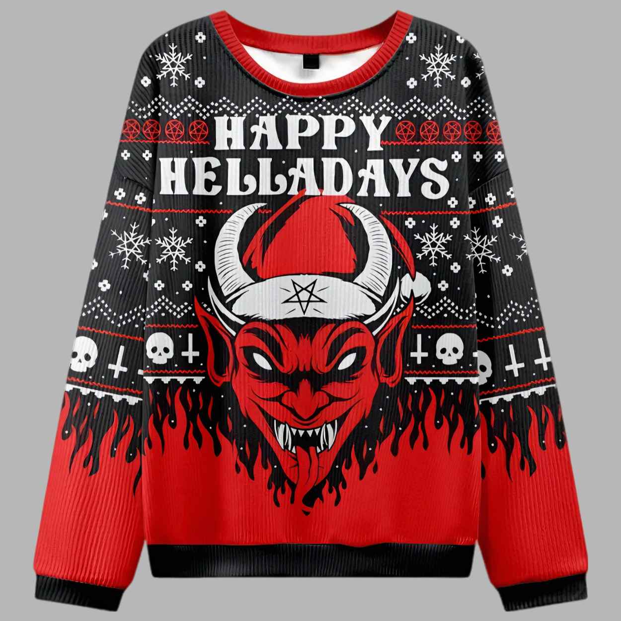 Happy Helladays Ugly Christmas Sweater