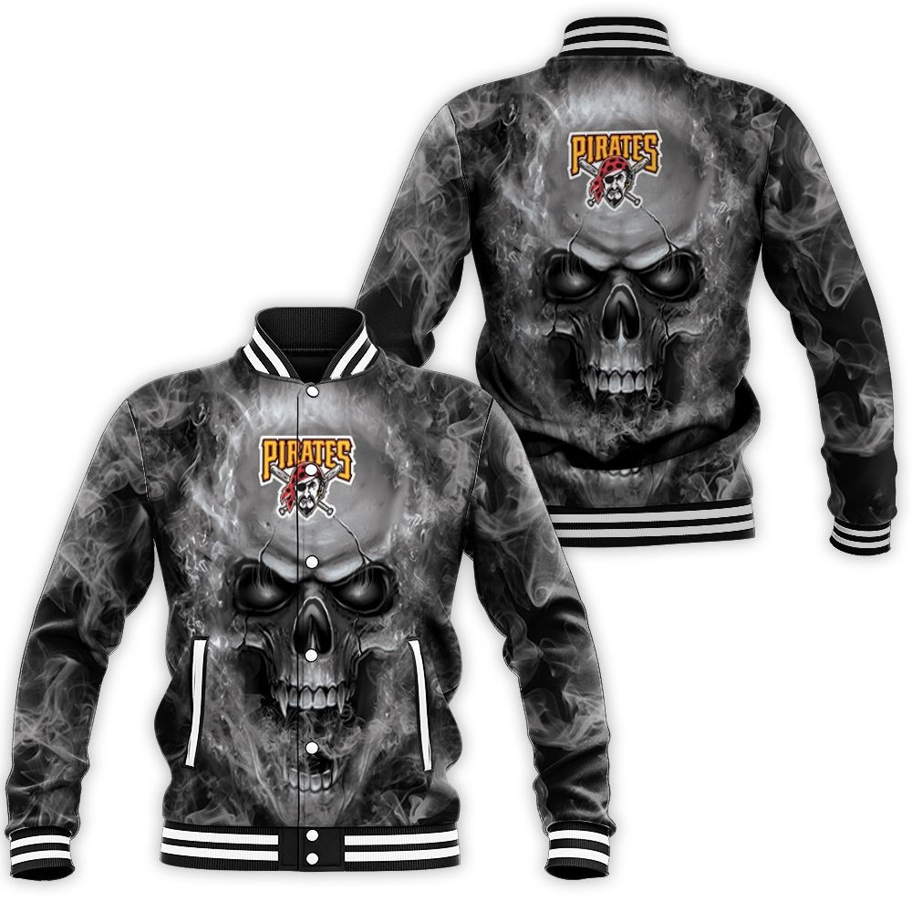 Pittsburgh Pirates Skull Baseball Jacket