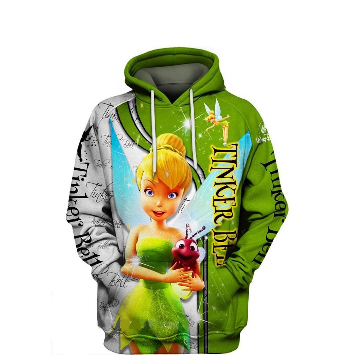 Tinker Bell Disney, Cute Tinker Bell Ver10 Aop Hoodie