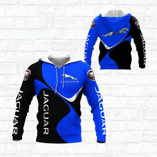 Jaguar Shirt 452, 3d Hoodie Zip Hoodie 1424