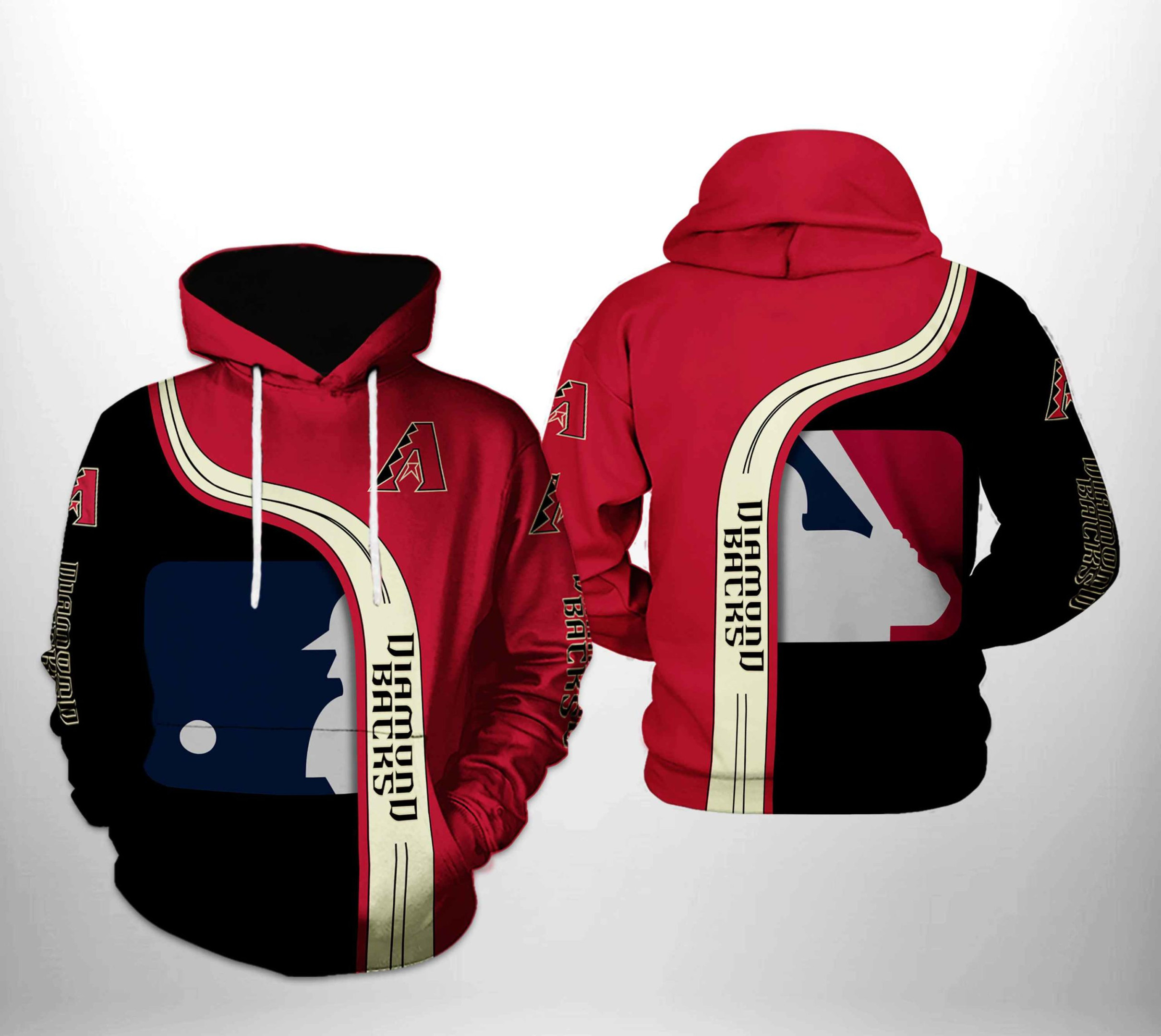 Arizona Diamondbacks MLB Team 3D All Over Print Hoodie & Zip Hoodie