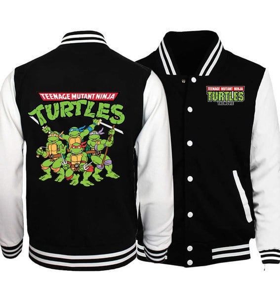 Teenage Mutant Ninja Turtles Tmnt Baseball Jacket