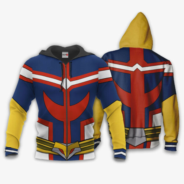 All Might Uniform My Hero Academia Anime 3k71 Cartoon 3d Hoodie Zip Hoodie 567