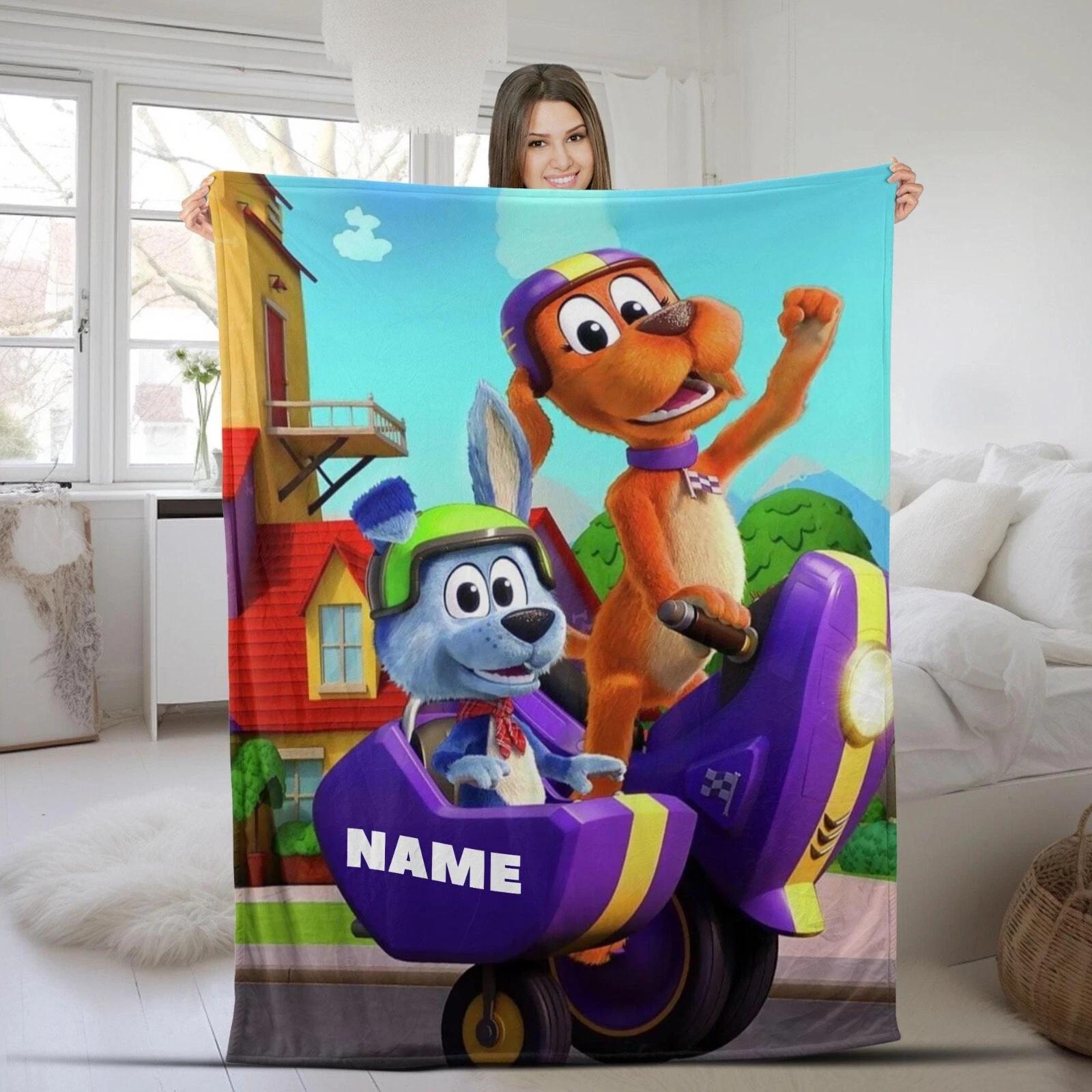 Personalized Go Dog Go Blanket Go Dog Go Fleece Sherpa Blanket