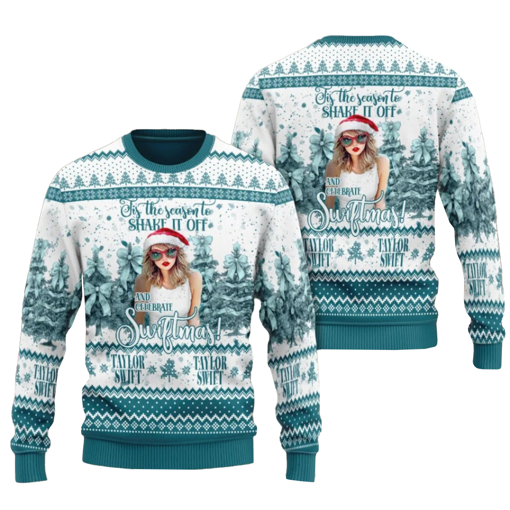 Tis The Season Shake It Off Swiftmas Ugly Sweater 2025