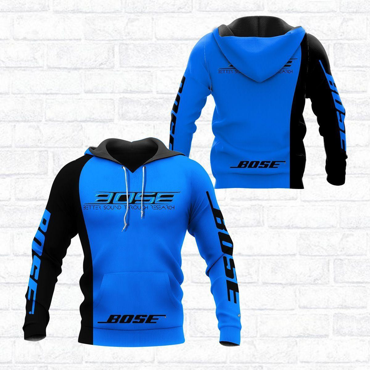 Bose Corporation Shirt 104, 3d Hoodie Zip Hoodie
