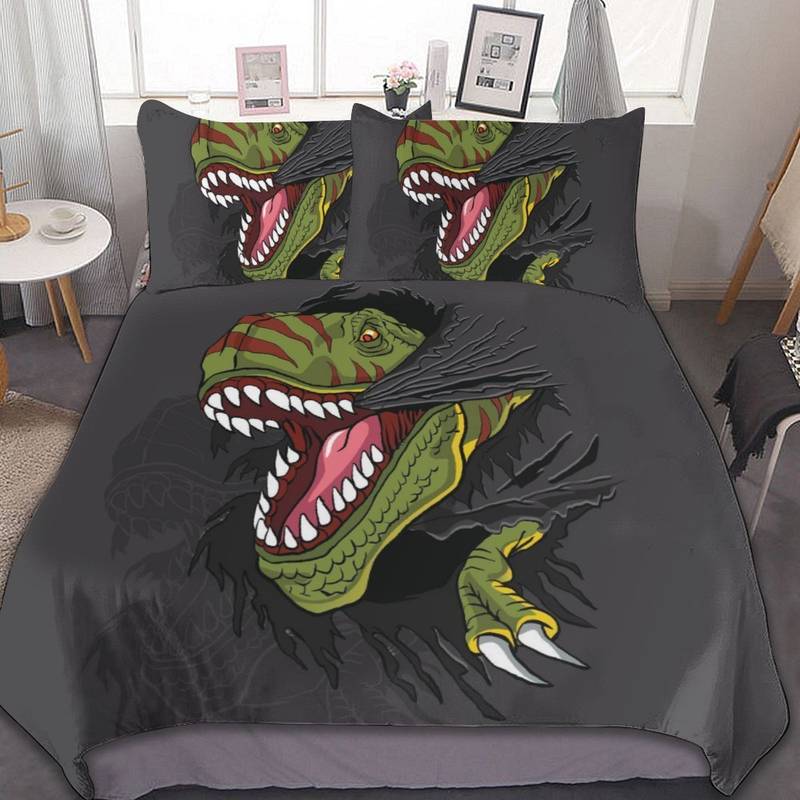 Dinosaur Bedding Set T-rex Dinosaur Tears The Blanket Duvet Covers