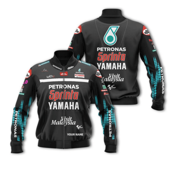 Personalized Petronas Yamaha Srt Motogp Bomber Jacket 821 21