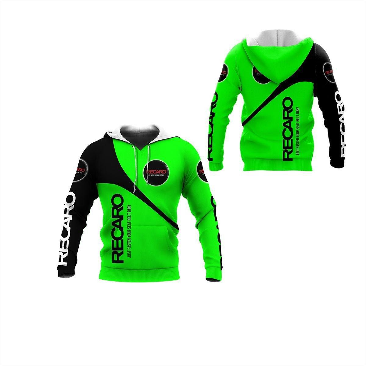 Recaro Shirt 171, 3d Hoodie Zip Hoodie