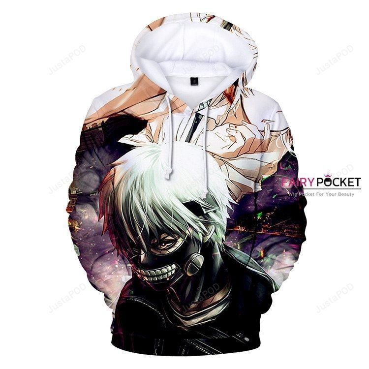 Tokyo Ghoul Ken Kaneki Juuzou Suzuya 3D All Over Print Hoodie & Zip Hoodie