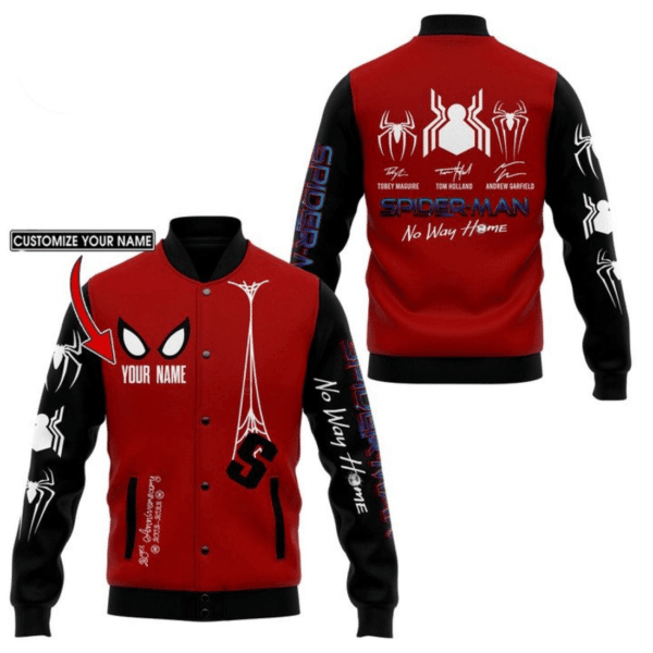 Spider Man ,spider Man No Way Home Personalized 372 Gift Lover Baseball Jacket 130