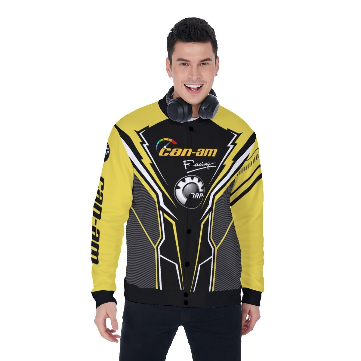 Can-am Brp Maverick X3 Apparel, Can-am Baseball Jacket 66