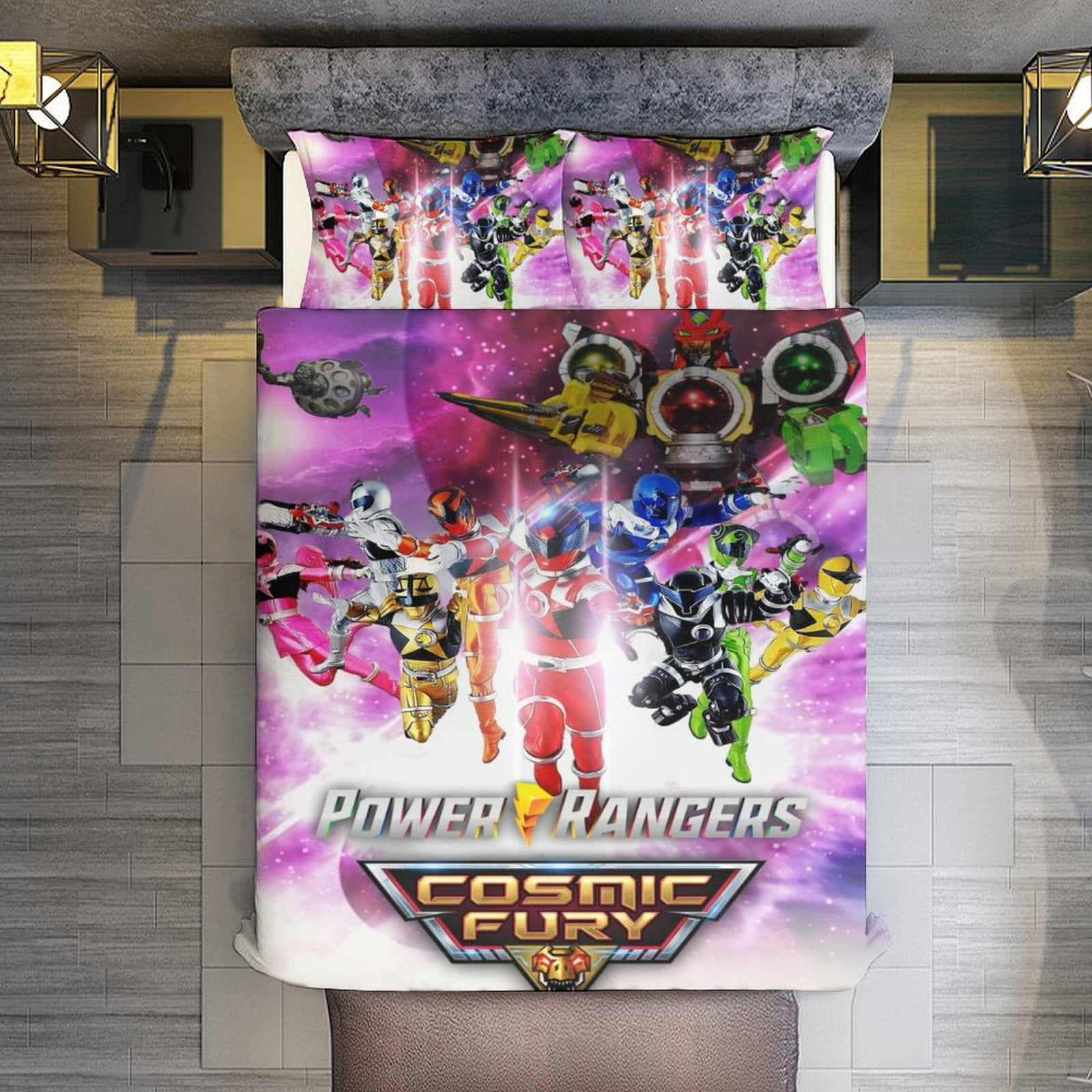 Power Ranger Bedding Set Power Rangers Cosmic Fury Duvet Covers
