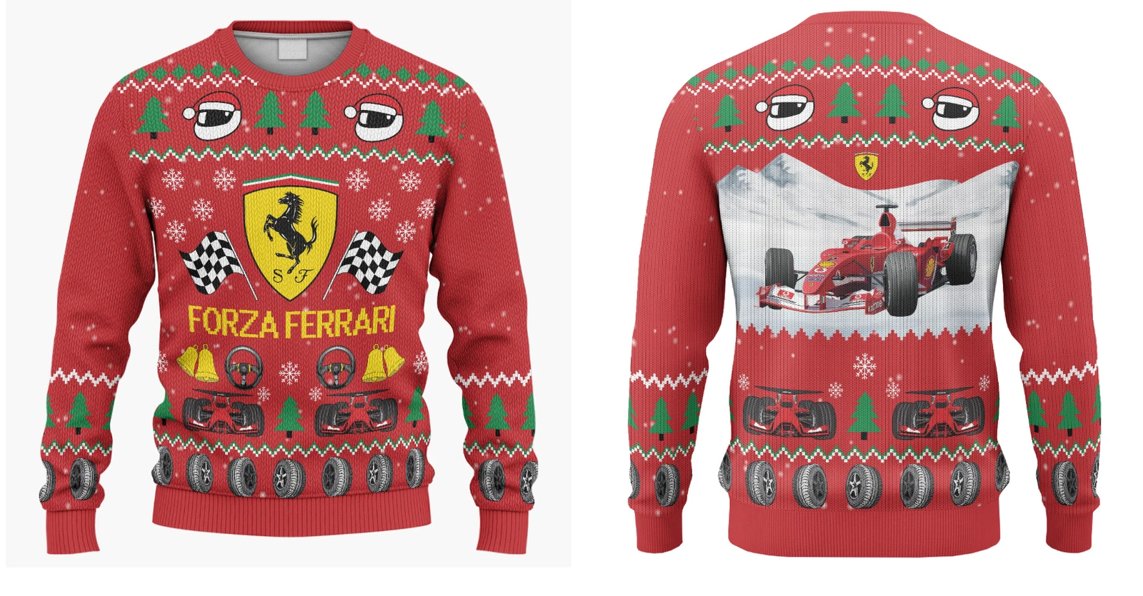 Forza Ferr F1 Ugly Christmas Sweater 2025