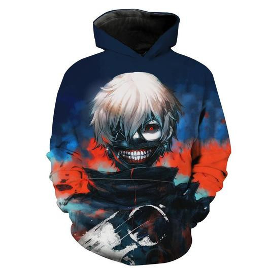 Tokyo Ghoul 3D All Over Print Hoodie & Zip Hoodie
