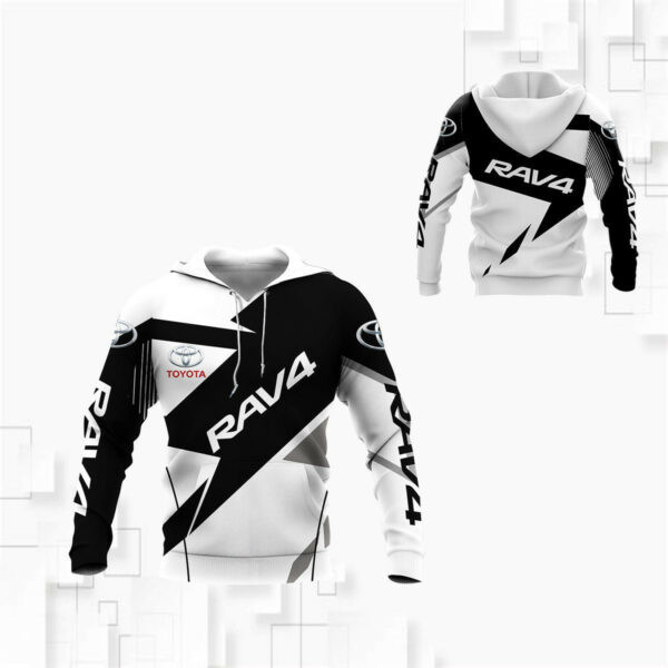 Toyota Rav4 Shirt 812, 3d Hoodie Zip Hoodie 2031