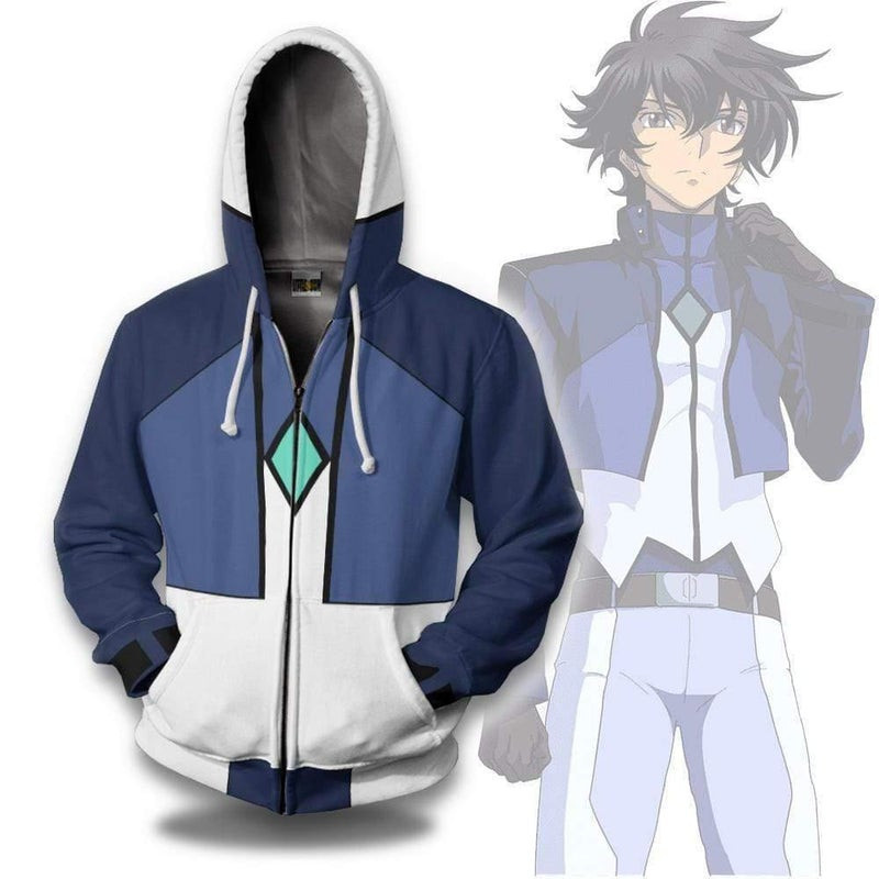 Setsuna F. Seiei Cosplay Costume Mobile Suit Gundam 3D All Over Print Hoodie & Zip Hoodie
